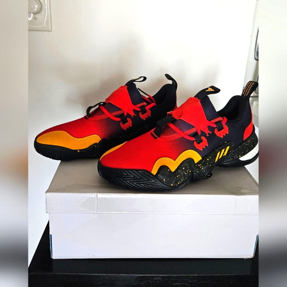 Addidas Trae Young 1 Red Black Basketball Training shoes Size 12, NWT org.$140